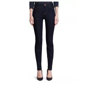 J‎ Brand Women's High-Rise Skinny Jeans Size 32 Blue Dark Wash